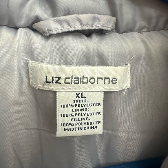 Women's Gray Puffer Vest by Lands' End - Picture 2 of 3